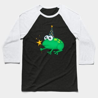 Wizard Frog Baseball T-Shirt